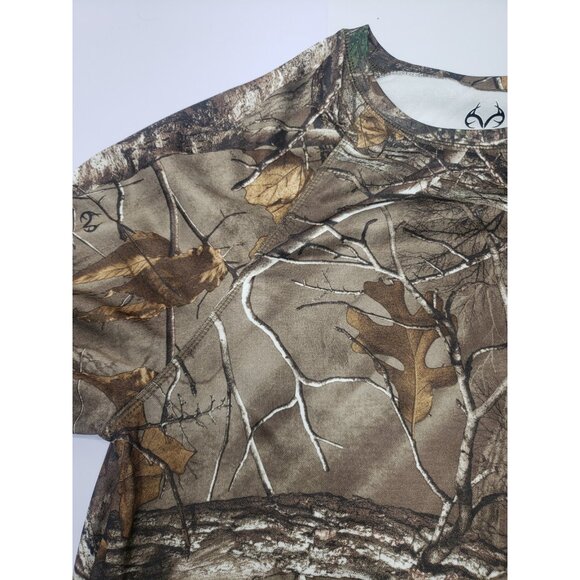 Realtree Camo Shirt Men's Long Sleeve Pullover Hunting Outdoor Shirt Size XL - Picture 6 of 16